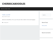 Tablet Screenshot of cherbscaboodles.com